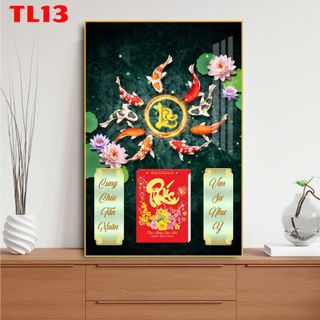 [TTS x Xưởng PN] Lịch Tết Chất Liệu Tráng Gương Cao Cấp TL13, TL14, TL15 khổ 50x70cm