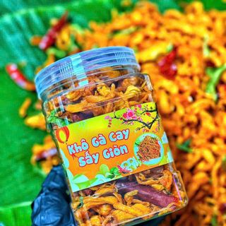 KHÔ GÀ CAY SẤY GIÒN – VỊ CAY TÊ TÊ NGON KHÓ CƯỠNG 400G - WINNIE HOUSE