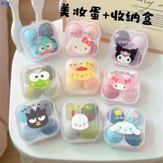 HỘP 4 BÔNG PHẤN SANRIO