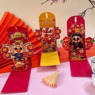 Set 6 Bao Lì Xì 3D