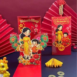 Set 6 Bao Lì Xì 3D