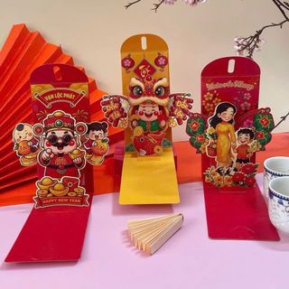 Set 6 Bao Lì Xì 3D