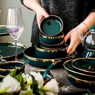 Bộ Bát Đĩa Sứ Cơm Tô Đĩa 26 Món (THÙNG 2B)