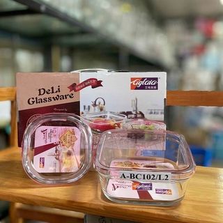 Bộ bát thủy tinh Lạnh Vuông 2 Cái A-BC102/L2 ( THÙNG 16B)