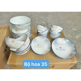 Bộ Bát Đĩa Tô Đủ Món (11 CHI TIẾT ) (DÂY 5B)