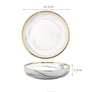 Bộ Bát Đĩa Vân Đá 4HP-1 ( THÙNG 24B )