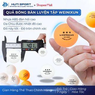 Quả Bóng Bàn WEINIXUN 2 Màu Vàng Trắng Chất Lượng Cao Cấp