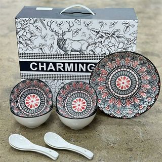 Set Qùa Tặng Bát Đĩa Sứ ( THÙNG 36B )