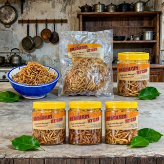 CẢI XÁ BẤU RIM CAY GIÒN NGON – ĂN CHAY ĐƯỢC 500G - WINNIE HOUSE