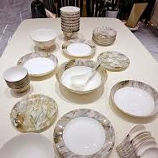 Bộ Bát Đĩa Vân Đá 50SP CC MD (THÙNG 4B)