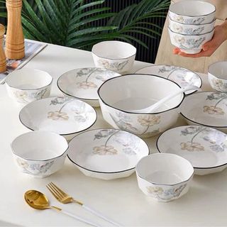 Tô 6 Khum Trám Trắng Hoa Ghi (THÙNG 60C)