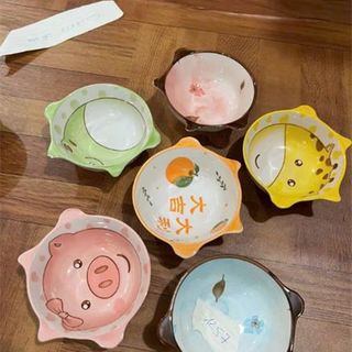 Chén Mắm Sứ Họa Tiết Cua (THÙNG 180C)