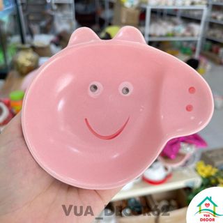 Đĩa Sứ Heo PEPPA Cute ( THÙNG 200C )