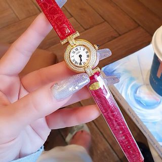 SET ĐỒNG HỒ NỮ SIÊU CẤP CATIOR DÂY DA MÁY THUỴ SĨ TẶNG KÈM DÂY CHUYỀN