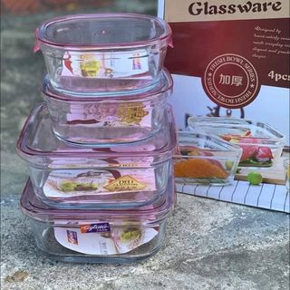 Bộ bát thủy tinh Lạnh Vuông 5 Cái A-BC102/L5 ( THÙNG 8B)