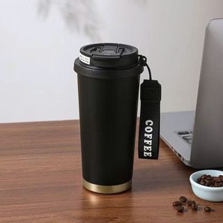 LY GIỮ NHIỆT CÓ DÂY ĐEO 500ML LOẠI TRƠN