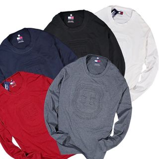 Áo thun tay dài dập ve hang