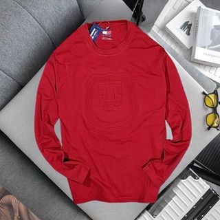 Áo thun tay dài dập ve hang