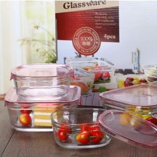 Bộ bát thủy tinh Lạnh Vuông 5 Cái A-BC102/L5 ( THÙNG 8B)