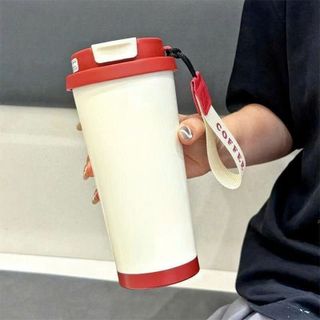 LY GIỮ NHIỆT CÓ DÂY ĐEO 500ML LOẠI TRƠN