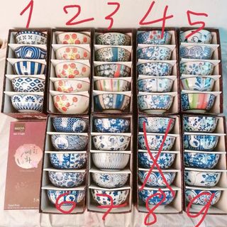 SÉT BÁT NAGOYA GỐM SỨ NHẬT