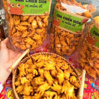 SNACK CUA CHIÊN MẮM GIÒN RỤM – ĂN CHƠI SIÊU CUỐN 500G - WINNIE HOUSE