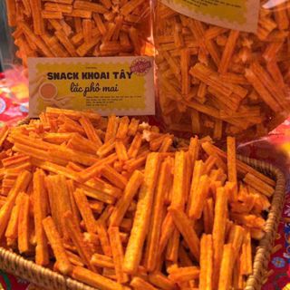 KHOAI TÂY LẮC PHÔ MAI GIÒN RỤM – MÊ NGAY MIẾNG ĐẦU 500G - WINNIE HOUSE