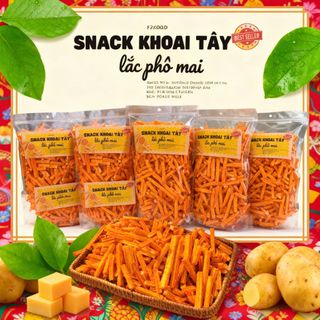 KHOAI TÂY LẮC PHÔ MAI GIÒN RỤM – MÊ NGAY MIẾNG ĐẦU 500G - WINNIE HOUSE