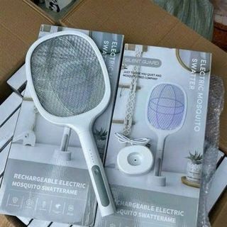 Vợt muỗi có đế kèm sạc mẫu (THÙNG 30C)