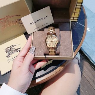 ĐỒNG HỒ NAM NỮ CAO CẤP BUBBERI MẶT SAPHIRE DÂY SỌC BA SIZE