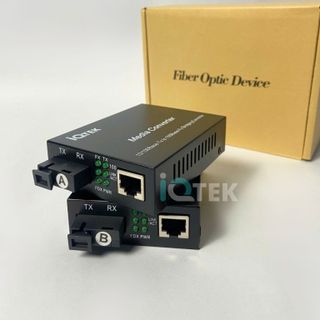 Chuyển đổi quang IQTEK IQ-1G1E-AB Chính hãng bảo hành 1 năm