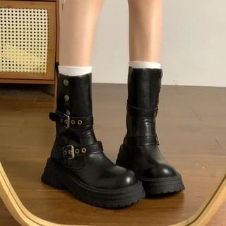 BỐT NỮ CHIẾN BINH KELLY PHỐI KHUY CÁ TÍNH, SIÊU NGẦU – ĐI 2 KIỂU, ĐẾ 5CM SIÊU NHẸ - PIPI STORE