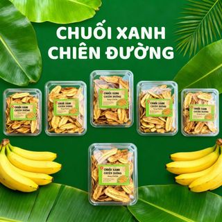 CHUỐI XANH CHIÊN ĐƯỜNG – GIÒN NGỌT CHUẨN VỊ QUÊ NHÀ 300G - WINNIE HOUSE