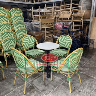 ghế mây nhựa cafe thanh lý gấp hàng mới giá rẻ số lượng có hạn