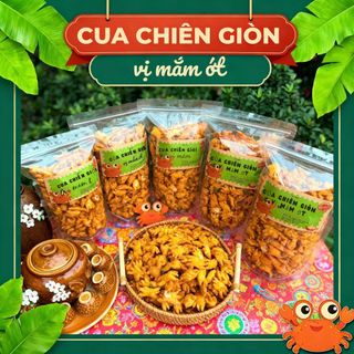 SNACK CUA CHIÊN MẮM GIÒN RỤM – ĂN CHƠI SIÊU CUỐN 500G - WINNIE HOUSE
