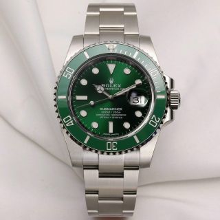 ĐỒNG HỒ NAM SIÊU CẤP RÔLET SUBMARINER HULK  MÀU BẠC MÁY AUTOMATIC