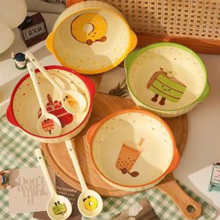 Bát Sứ 2 Tai Bánh Ngọt Size 6 (THÙNG 64C)