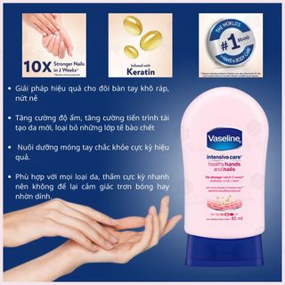 Chai Kem Dưỡng Da Tay Vaseline Thái - 85ml