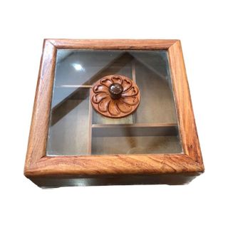 Hộp Mứt Lục Giác / Vuông Ngăn Nắp Thủy Tinh (THÙNG 20C)