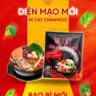 SET 10 GÓI MÌ CAY CHANWOO (TẶNG 1 GÓI MÌ + 1 NỒI 1 TẦNG + 2 CẤP ĐỘ)