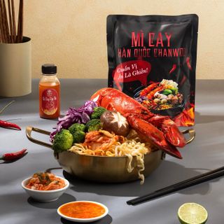 SET 10 GÓI MÌ CAY CHANWOO (TẶNG 1 GÓI MÌ + 1 NỒI 1 TẦNG + 2 CẤP ĐỘ)