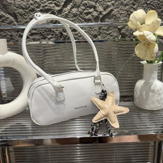 TÚI XÁCH NỮ DÁNG THUYỀN DA PU BÓNG TẶNG MÓC KHÓA NGÔI SAO W780 - WINNIE HOUSE