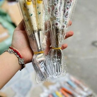 Dĩa Inox Cán Thỏ, Hổ Cute (THÙNG 700C)