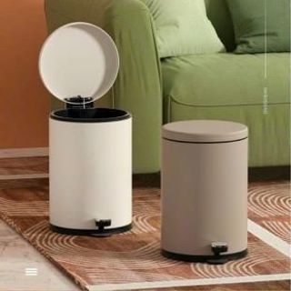 Thùng Rác MACAROON V 6L Trắng (THÙNG 4C)