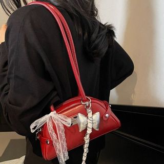 TÚI XÁCH NỮ DÁNG THUYỀN W779 TẶNG CHARM + DÂY NƠ THANH LỊCH - WINNIE HOUSE