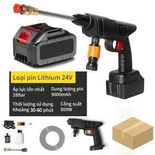 BỘ RỬA XE 199V ÁP LỰC CAO 1 PIN HỘP CARTON