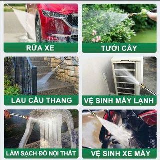 BỘ RỬA XE 199V ÁP LỰC CAO 1 PIN HỘP CARTON