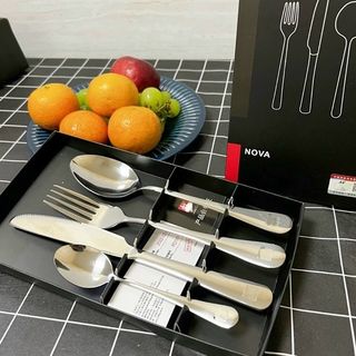 Bộ 4 In : Dao, Dĩa, Thìa Sus 304 TM (THÙNG 100B)