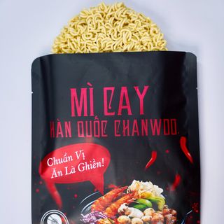 CHANWOO Combo 5 Gói Mì Cay Sợi Dai Ngon Phiên Bản Mới Tặng Ly Nước Cao Cấp MiCayChanwoo MiCayHanQuoc MiCayDaiNgon