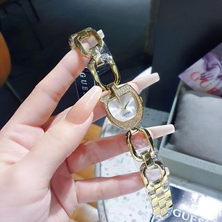 ĐỒNG HỒ NỮ CAO CẤP GUECC DÂY LẮC THÉP HỒNG VÀ VÀNG